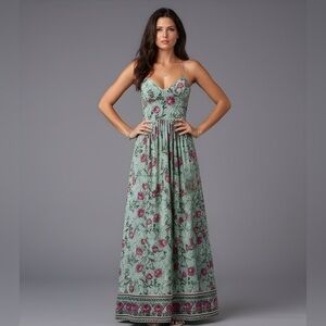 Boho Floral Print Cami Dress